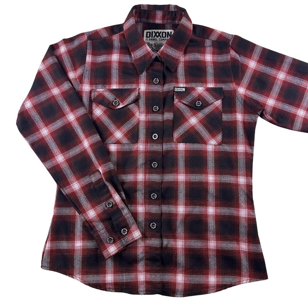 Dixxon Women’s Small ‘The Dillinger’ Red And Black Flannel Rare Sold Out Limited